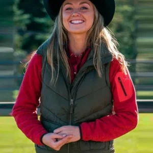 Amber Marshall Heartland Green Vest