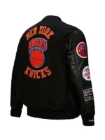Anthony Donahue New York Knicks Black Varsity Jacket - Image 2