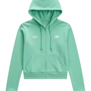 Australian Open Coastal Cropped Hooded Jacket