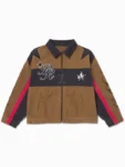Los Angeles Lakers All-Star 2026 Brown Canvas Jacket