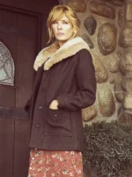 Beth Dutton Yellowstone Black Leather Coat