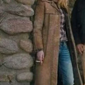 Beth Dutton Yellowstone Black Leather Coat