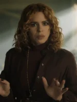 Wednesday S02 Billie Piper Long Coat - Image 3