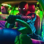 Men’s Red Hood Black Jacket