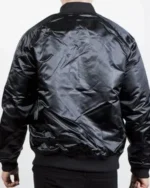 Boston Celtics Black Tonal Bomber Jacket