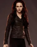 The Twilight Saga Kristen Stewart Black Leather Jacket