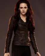 The Twilight Saga Kristen Stewart Black Leather Jacket