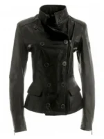 The Twilight Saga Kristen Stewart Black Leather Jacket