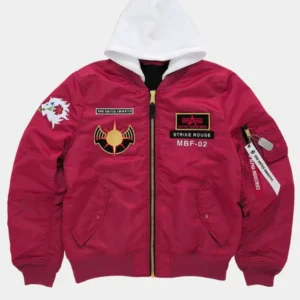 Cagalli Yula Athha Red Gundam MA-1 Bomber Jacket