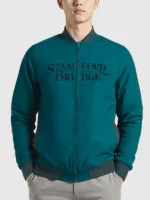 Chelsea Speedway Reversible Green Bomber Jacket