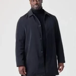 Garfield Wilson Black Wool Coat Christmas Above the Clouds