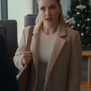 Emily Tennant Wool Trench Coat Christmas Above Clouds