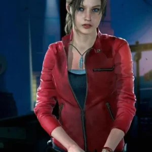 Claire Redfield Resident Evil 2 Red Leather Jacket
