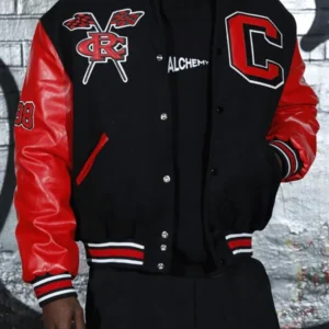 Clark Atlanta University Black Wool Varsity Jacket