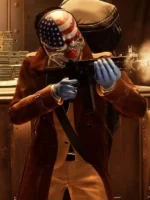 Nathan Steele Payday 3 Costume Leather Coat - Image 2
