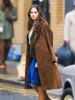 Dead Shot Felicity Jones Brown Coat