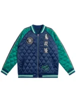 Demon Slayer Tanjiro Kamado Quilted Souvenir Jacket