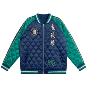 Demon Slayer Tanjiro Kamado Quilted Souvenir Jacket