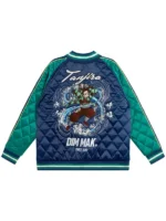 Demon Slayer Tanjiro Kamado Quilted Souvenir Jacket