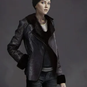 Detroit Become Human Kara Black Leather Jacket