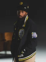 Buffalo Sabres Ray Davis Black Varsity Jacket