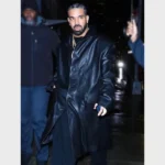 Drake Vaffanculo Black Leather Coat - Image 4