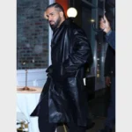Drake Vaffanculo Black Leather Coat - Image 5