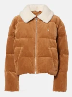A Merry Little Ex-Mas Emily Hall Corduroy Puffer Jacket - Image 3