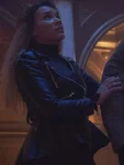 The Umbrella Academy Allison Hargreeves Black Leather Jacket
