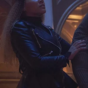 The Umbrella Academy Allison Hargreeves Black Leather Jacket