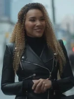 The Umbrella Academy Allison Hargreeves Black Leather Jacket