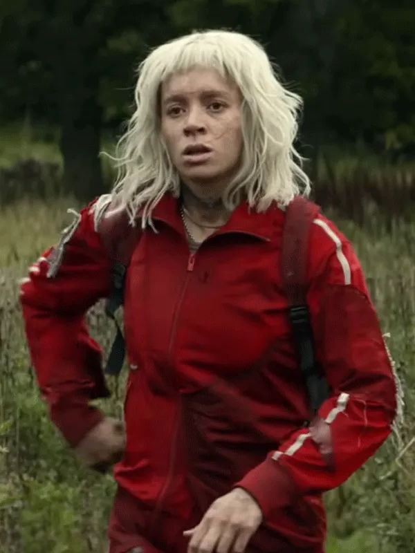 Erin Kellyman 28 Years Later Red Track Jacket Erin Kellyman 28 Years Later Red Track Jacket