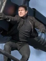 Tom Cruise Mission Impossible Fallout Black Leather Jacket