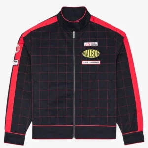 F1 Las Vegas Grand Prix Black Grid Jacket