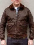 Men’s Flight Aviator AN-6552 Leather Jacket