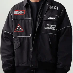 Formula 1 Austin Grid 2024 Black Racing Jacket