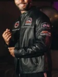Formula 1 Las Vegas Grand Prix Black Leather Jacket