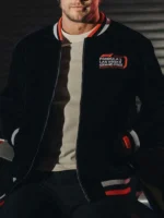Formula 1 Las Vegas Grand Prix Suede Bomber Jacket