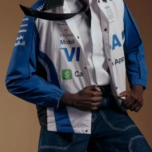 Visa Cash App Racing Bulls Blue White Jacket 2026