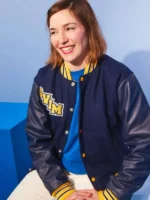 Going Varsity in Mariachi Blue Varsity Jacket
