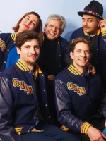 Going Varsity in Mariachi Blue Varsity Jacket