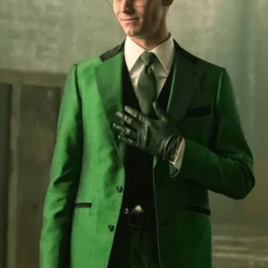 Cory Michael Smith Gotham The Riddler Green Blazer Jacket