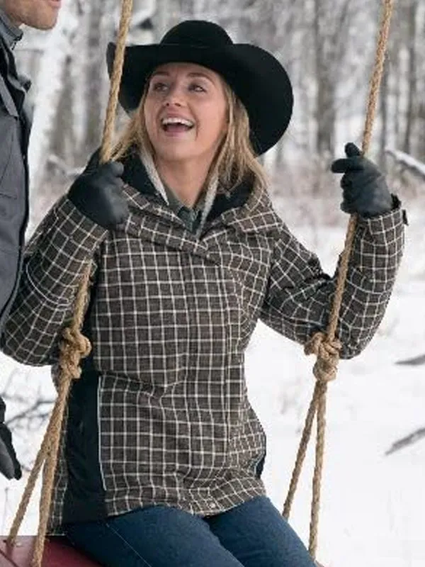 Amy Fleming Heartland Checkered Jacket Amy Fleming Heartland Checkered Jacket