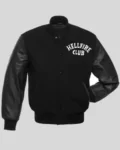 Stranger Things Hellfire Club Black Varsity Jacket