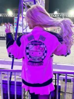 Kina Tavarozi Sanrio Hello Kitty Racing Jacket Pink