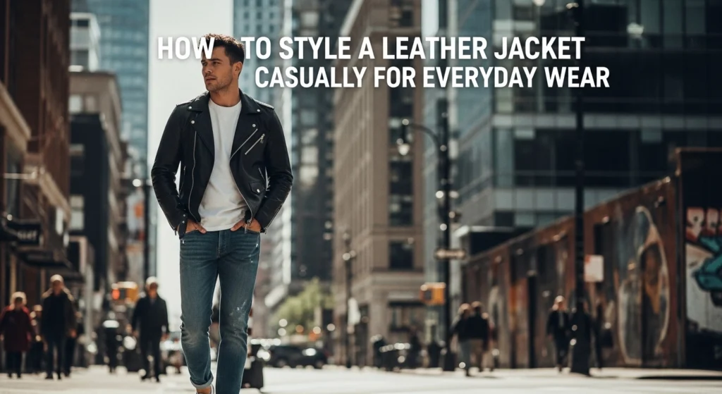 How to Style a Leather Jacket Casually for Everyday Wear