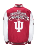 Indiana Hoosiers 2026 Red Basketball Varsity Jacket