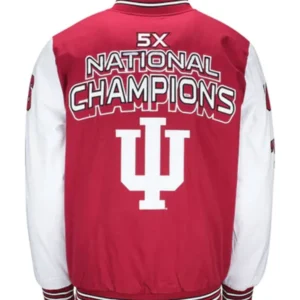 Indiana Hoosiers 2026 Red Basketball Varsity Jacket