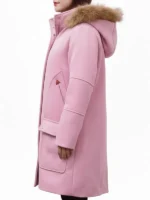 Jackie Howard Pink Parka Coat My Life with the Walter Boys - Image 3