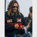 Jared Leto Vintage Ferrari F1 Racing Jacket - Image 6